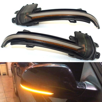 

Scroll LED Dynamic Turn Signal Light Side Mirror Flashing Light Repeater Blinker for Audi A3 8P A4 A5 B8 Q3 A6 S6 SQ3 A8 D3 8K