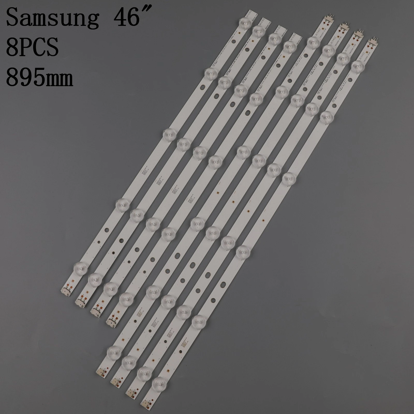 New Kit 8 PCS LED backlight strip for Samsung UE46H5373 UE46H6203 UN46FH6030F D3GE-460SMA-R2 D3GE-460SMB-R1 2013SVS46 3228N1 afbeelding