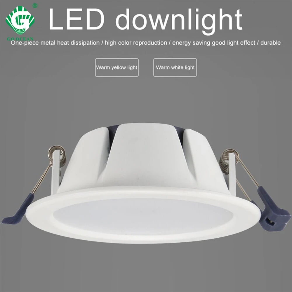 

Support Multiple Languages Remote Control LED Down Light Ceiling Downlight Color Adjustable Control With Amazon Alexa App IFTTT