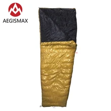 AEGISMAX светильник M взрослый Открытый Кемпинг конверт 800FP белый гусиный пух спальный мешок 190x78 см