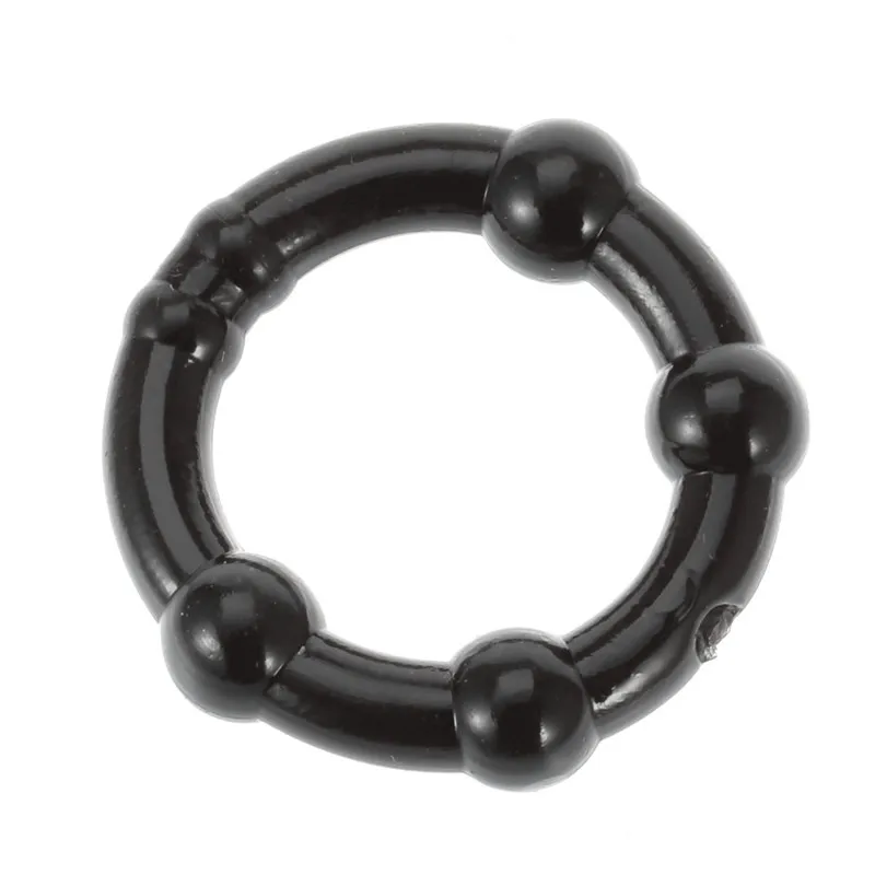 3-częściowe silikonowe pierścienie z koralikami, opóźniające wytrysk, blokujące wytrysk, zwężające, pierścienie erotyczne dla mężczyzn_voghion.com