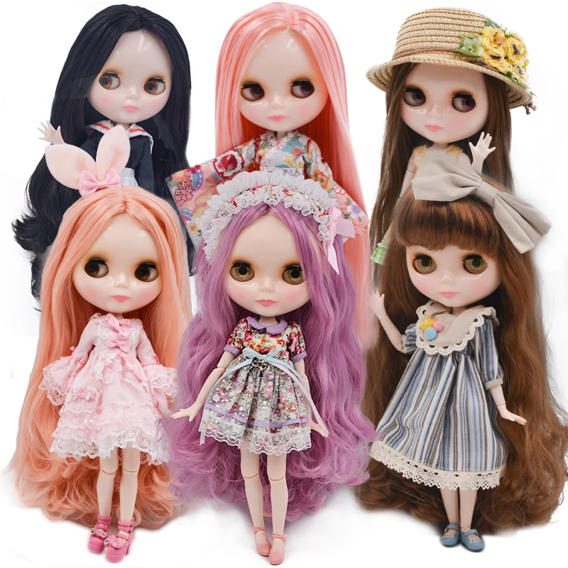 куклы блайз кукла NBL индивидуальные блестящие лицо бжд 1/6 BJD на шарнирах Ob24 blyth для
