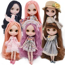 куклы блайз кукла NBL индивидуальные блестящие лицо бжд 1/6 BJD на