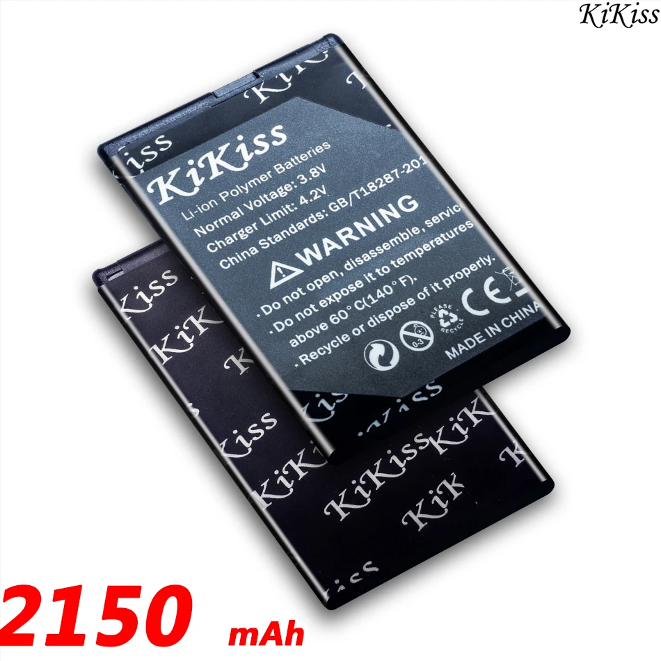 Оригинальный аккумулятор KiKiss для Nokia 6111 7370 7373 7500 телефона BL-4B BL 4B BL4B | Мобильные