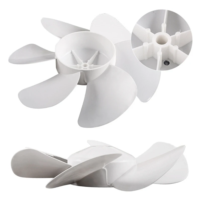 RV Vent Fan Blade White 6" 8" 10" 12" Replacement Fan Blade Round Bore