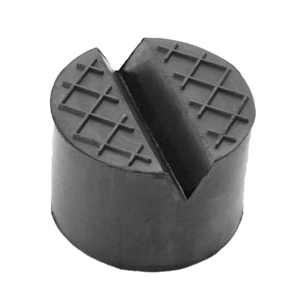

1pc Car Rubber Pad Jacking Point Lifting Support 75x50mm V-Slotted Repair Tool