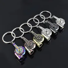 

Car Key Chain Mini Turbo Spinning Turbine Sleutelhanger Alloy Ring Auto Interieur Accessoires