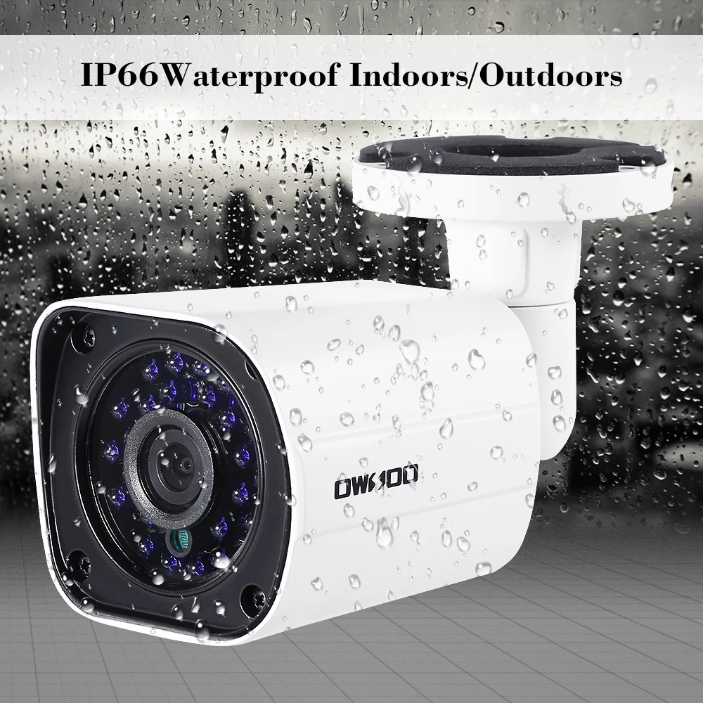 OWSOO 4CH 1080N цифровой видеорегистратор+ 2 шт AHD 720P 1500TVL Всепогодная Наружная цилиндрическая CCTV камера
