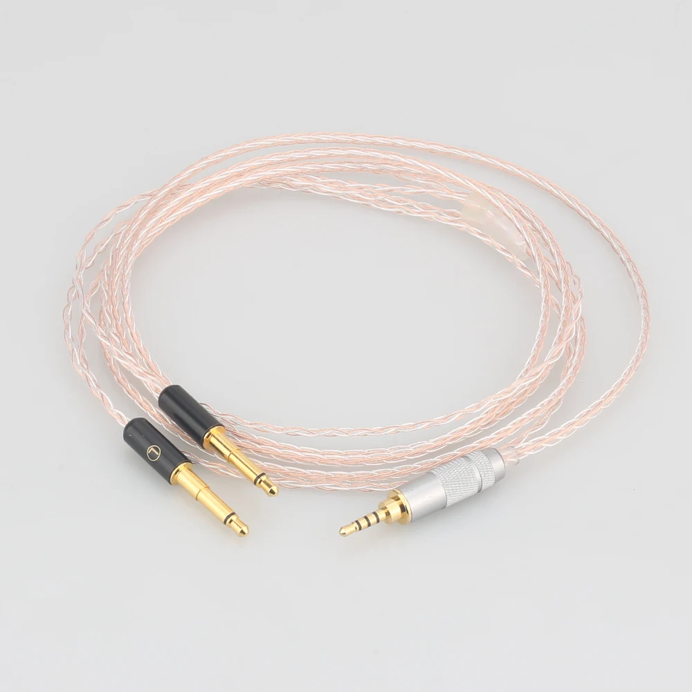 Audiocrast 8cores Replacement Headphones Cable Audio Upgrade Cable For Meze 99 Classics Focal Elear Headphones