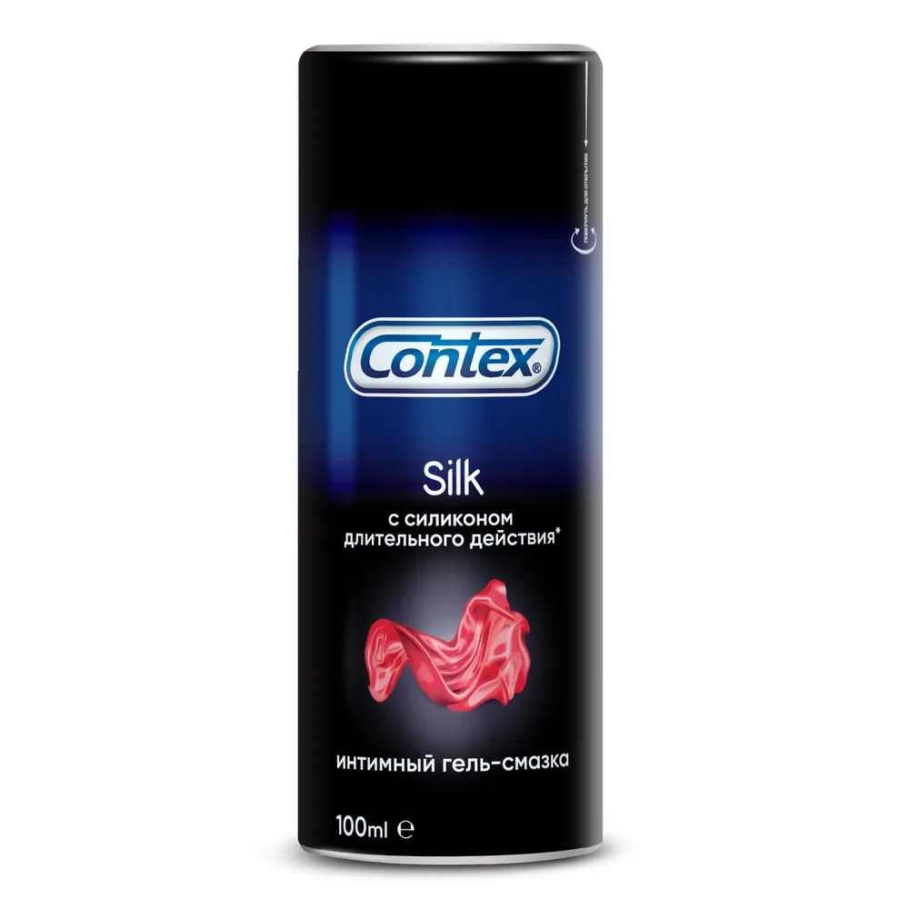 Интимная гель-смазка CONTEX Silk силиконовый 100мл | Красота и здоровье