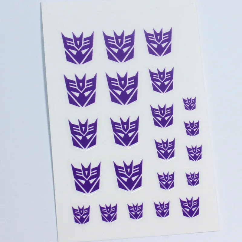 

Logo Adhesive Paper Jingang Decepticons Transformation Autobots Transformation Toy Decepticons Related Products Stickers