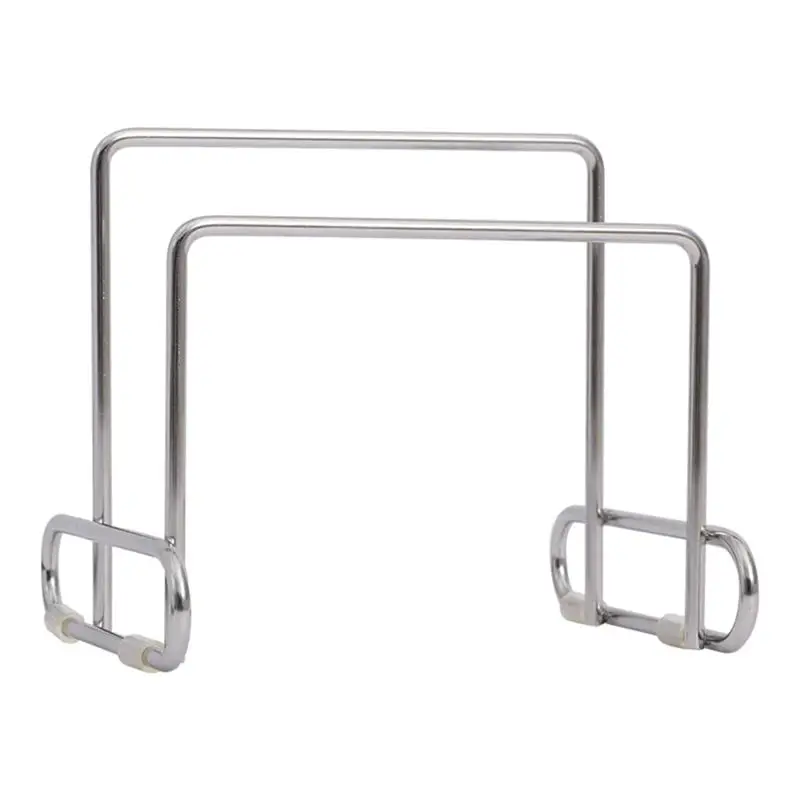 

Stainless Steel Chopping Blocks Holder Chopping Board Rack Mini Plate Drying Rack Kitchen Storage Shelf Cooking Tool Organizer