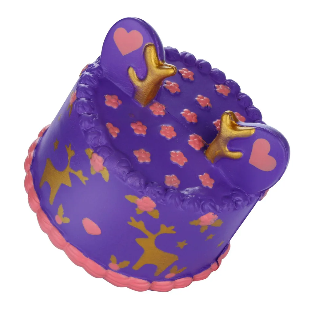 Squishies олень торт супер медленно поднимающиеся фрукты Ароматические сжимают