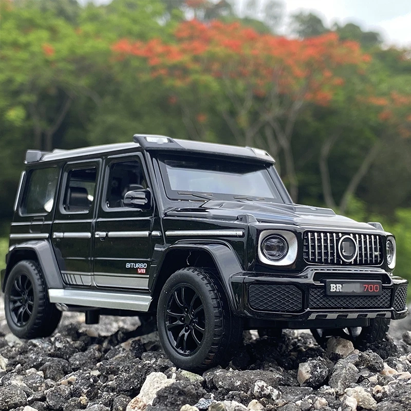 1/32 G700 G65 SUV Alloy Car Model Diecast Simulation Metal Toy Off-road Vehicles Car Model Sound Light Collection Childrens Gift 6