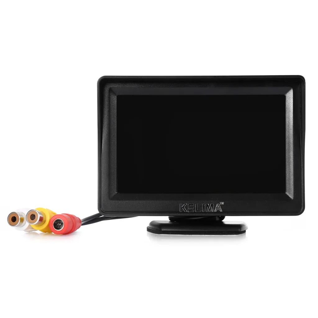 4.3` LCD Color Screen Backup Monitor Display Video For Car Rear View Camera