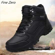 Демисезонный мужские армейские ботинки высокое качество спецназа Тактический пустынный армейские ботильоны лодки Армия Работа Уличная обувь, кроссовки