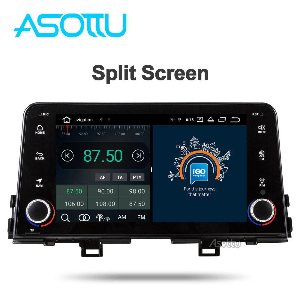 Android 9,0 PX6 автомобильный dvd для Kia Picanto gps навигация автомобильный мультимедийный плеер Видео Радио плеер