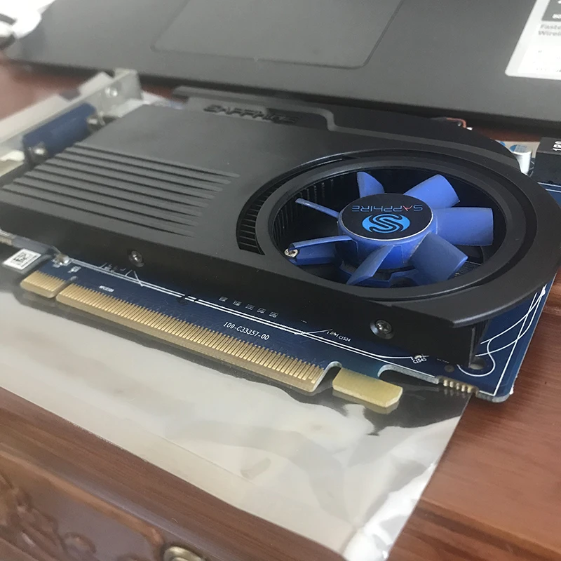 Видеокарты SAPPHIRE HD 6570 2 Гб GDDR3 для AMD, графическая карта GPU Radeon HD6570, офисный компьютер для AMD карты HDMI, б/у оригинал-2