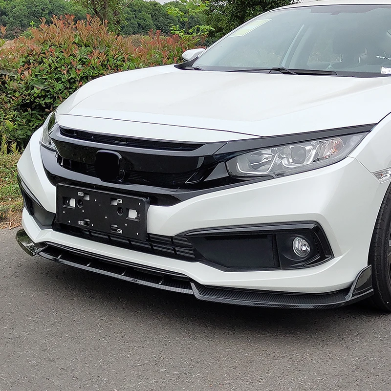 Передний спойлер для переднего бампера Honda Civic 10 2016 2017 2018 3 шт./компл.|Лифчики| |