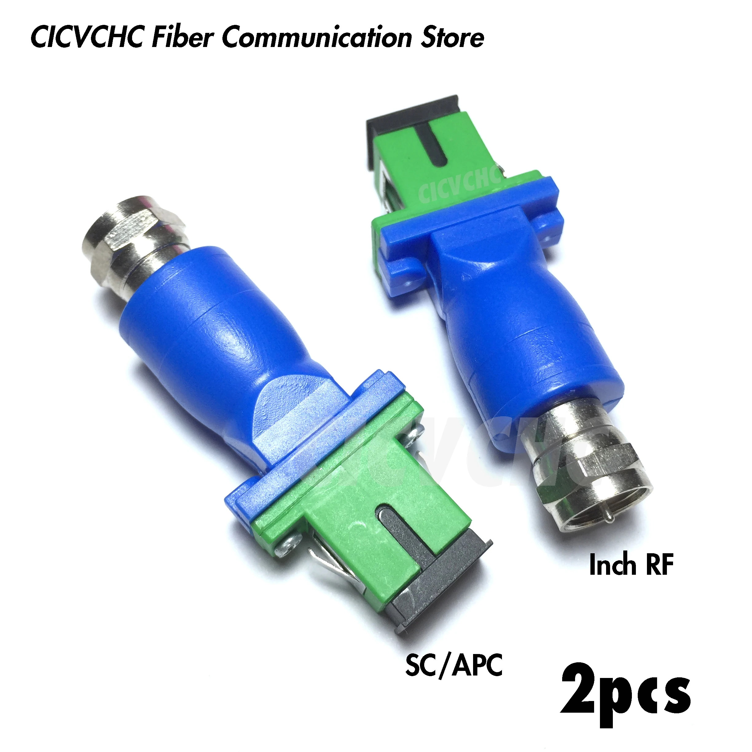 2 шт. оптический приемник CATV, SC/FC, дюймовый/Metruc RF штекер, оптический мини ресивер