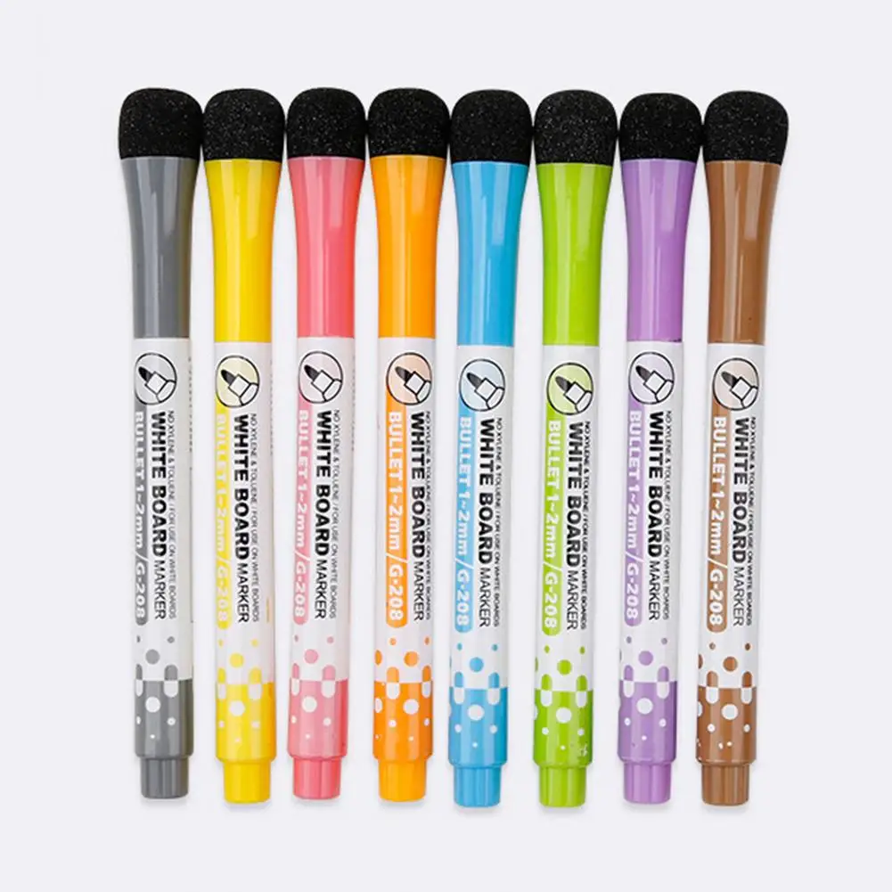 New Magnetic Whiteboard Pen Writing Drawing Erasable Board Marker Office Supplies 1 set of dry erase board fridge magnetic board reusable dry erase planner board writing board