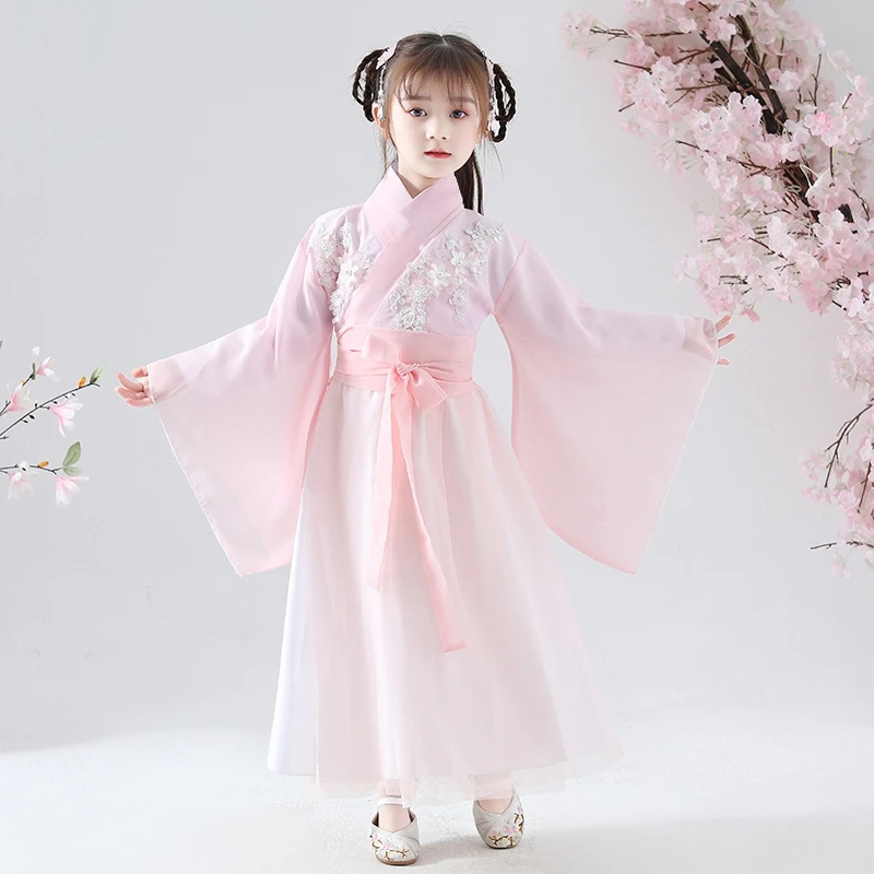 dress 8 Han Fu/танцевальная одежда принцессы на день рождения для девочек традиционное китайское детское платье для выступлений вечернее платье для костюмированной вечеринки на свадьбу - Цвет: dress 8