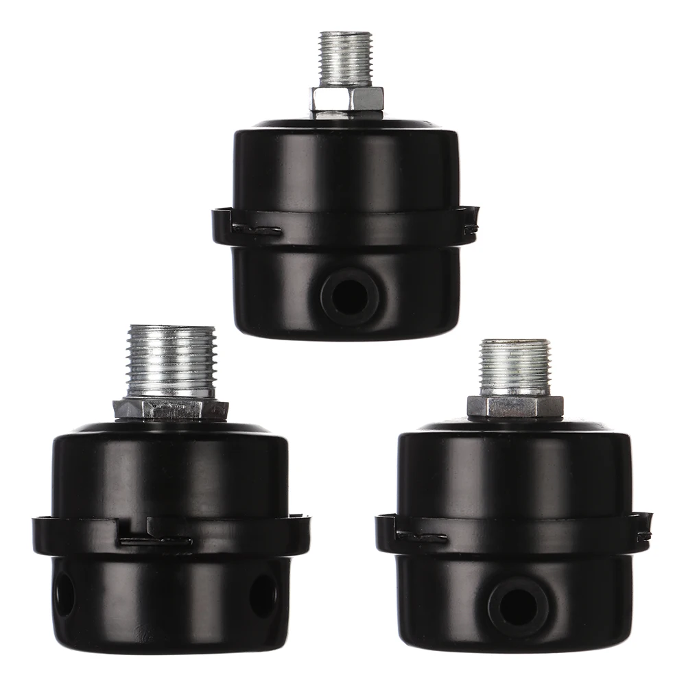 

New 12.5mm 16mm 20mm Air Compressor Spare Parts Metal Intake Filter Squelch Muffler Air Filter 1/2 '' 5/8 "3/4 '' Thread M12