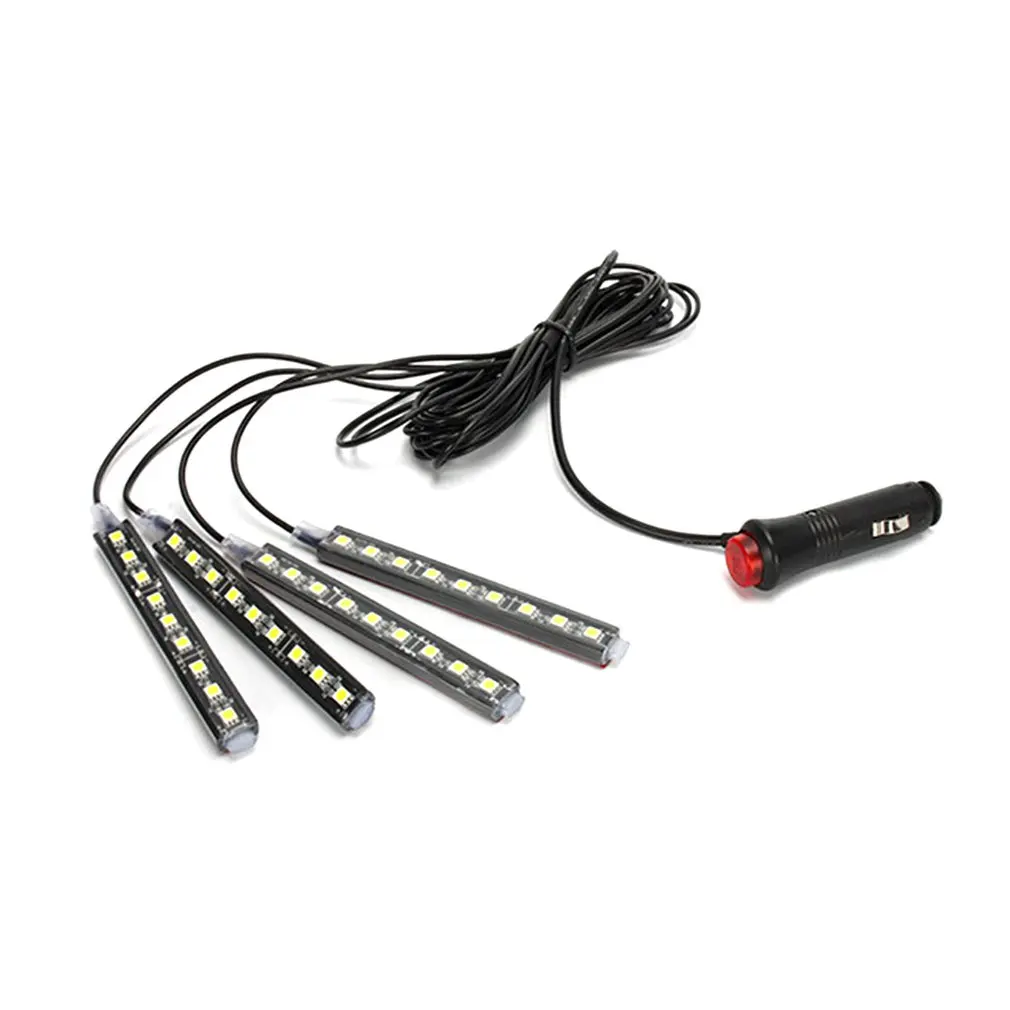 

One-To-Four Car Styling Interior Decorative Light Cigarette Lighter Switch Car Atmosphere Light 12V Romantic LED Lamp
