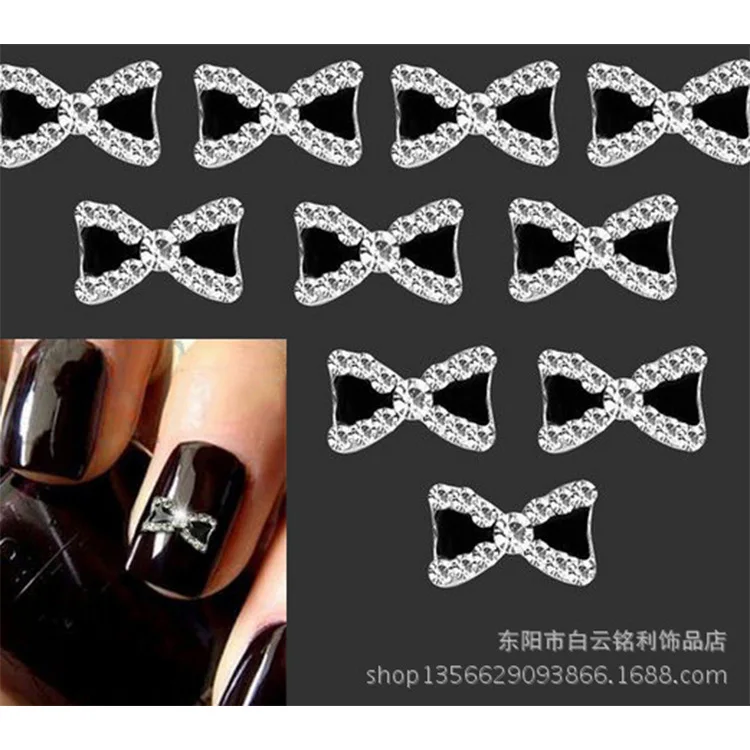 Стиль сплав роспись ногтей Лук маникюрные наклейки для ногтей маникюра красоты мобильный телефон Сделай Сам производители оптом