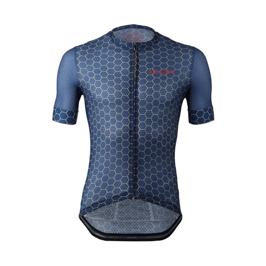 LE COL Мужская гоночная команда, оснащенная заказным ciclismo ropa велосипедом, набор для езды на горном велосипеде, wiggins, велосипедный Триатлон - Цвет: Синий