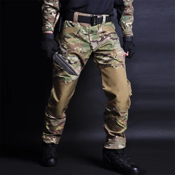 

HAN WILD Tactical Pants Camouflage Military Cargo Sweatpants tactical pants military Camo Casual Trousers Pantalones Tacticos