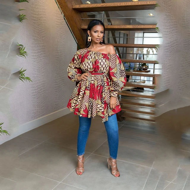 Kemi Off-Shoulder African Dresses - Image 2