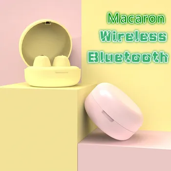 

Macaroon 2020 New TWS Wireless Bluetooth 5.0 Earphone Stereo With Microphone Earpiece Smart Noise Reduction Music Earphone