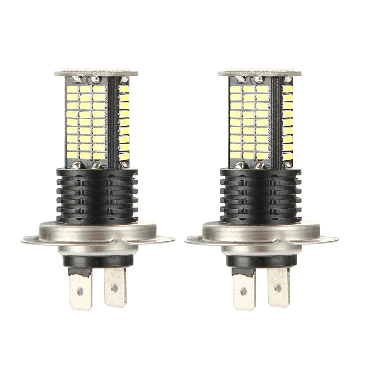 2 шт. H7 светодиодный Противотуманные фары DRL 3200 люмен супер яркий 84-SMD 12V 24V H7 светодиодный Замена лампы для автомобилей, грузовых автомобилей, 6000K белый