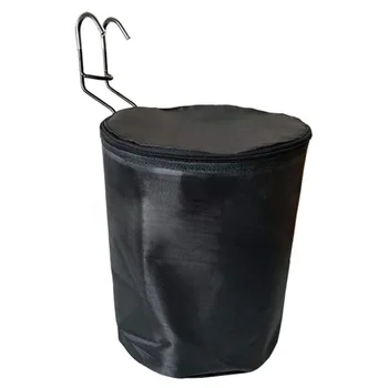 

1 Storage Space for Electric Scooter, Pocket on Front Handle of Scooter, Waterproof Oxford Black