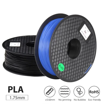 

3D Printer Filament for DIY PLA 1.75mm 0.5kg/Roll 3D printing material for 3D Printers Black Blue