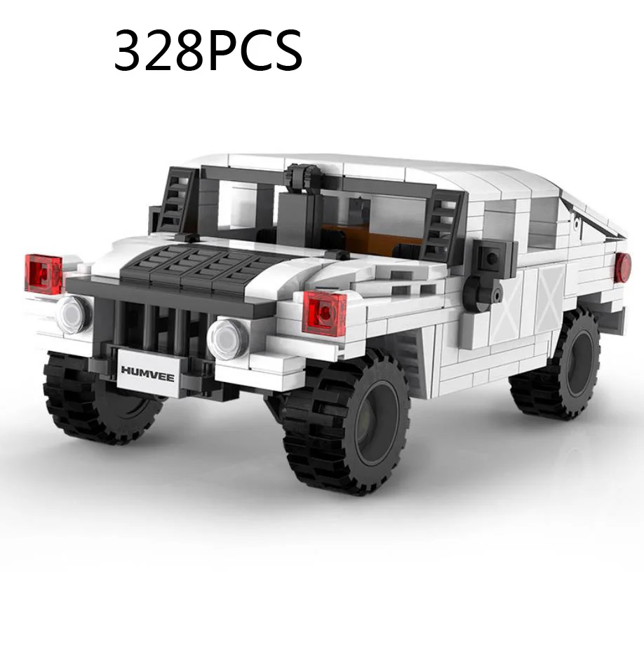 953PCS MOC Technic Hummer H1 SUV Car Building Block Toy Model Brick BN 