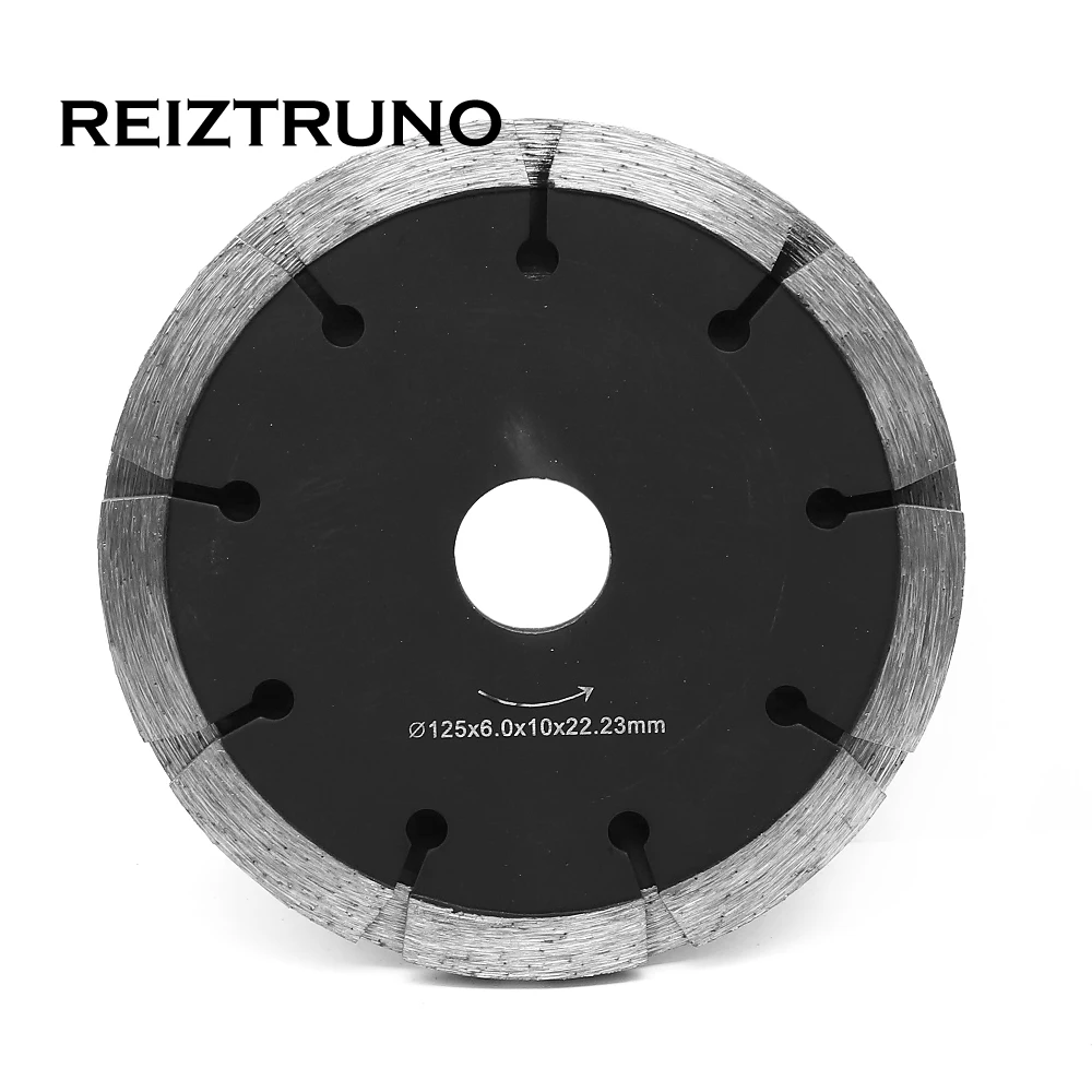 REIZTRUNO 125mm Премиум-качество ножовочное полотно 5-дюймовый выпуклая расшивка алмазный пильный диск для камня резки бетона