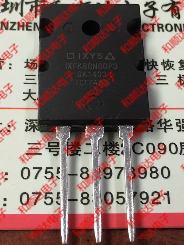 

5pcs/lot IXFK80N60P3 TO-264 600V 80A