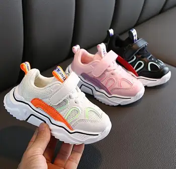 

Sport Child Shoes Kids Boys Girls Sneakers Luminous Net Mesh Breathable With Light Casual Running Shoes For Kids Canvas Shoes