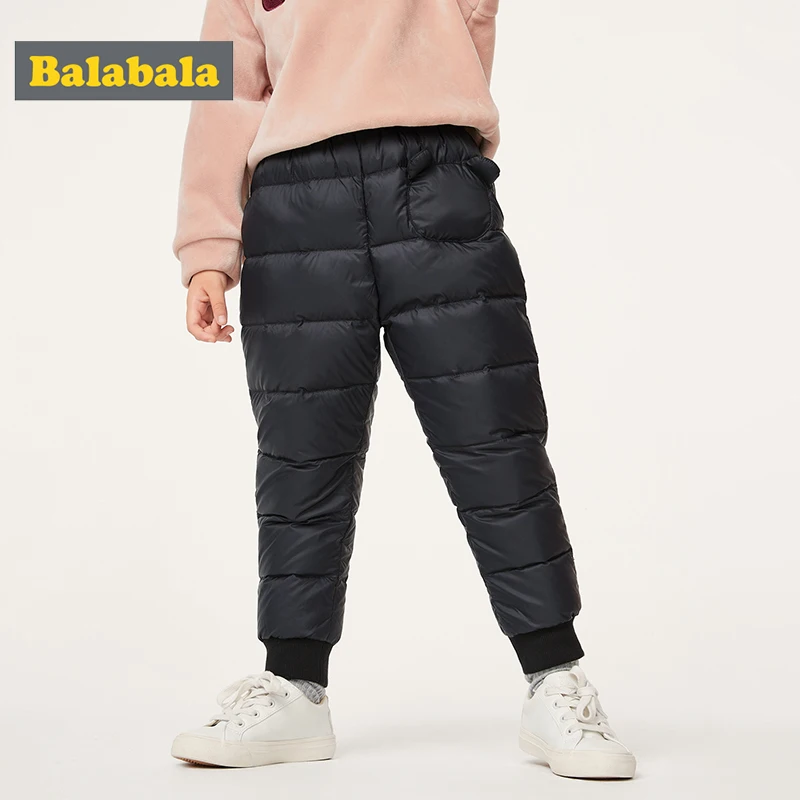 Balabala/детская одежда; штаны для девочек; пуховые штаны; брюки для малышей; сезон осень-зима; Новинка года; детская теплая одежда для девочек