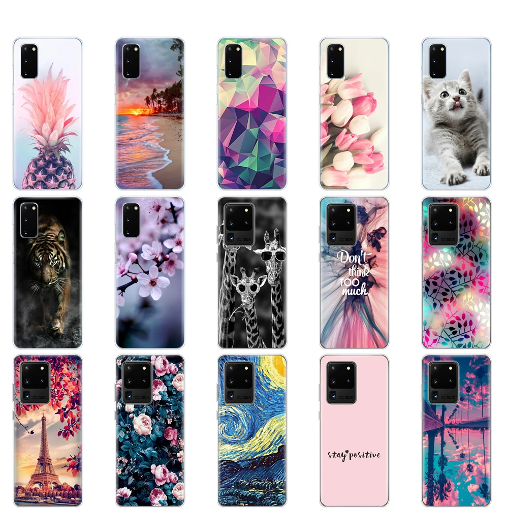 Custodia In Silicone Per Samsung Galaxy S20 Cover Morbida In Tpu Coque Per Samsung Galaxy S20 Plus Telefono Per Samsung Galaxy S20 Ultra S 20 +