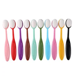 10pcs Drawing Painting Flat Kit Colorful Ink Brushes Smooth Blending Brushes DIY Scrapbooking Cards Making Ink Application Tools