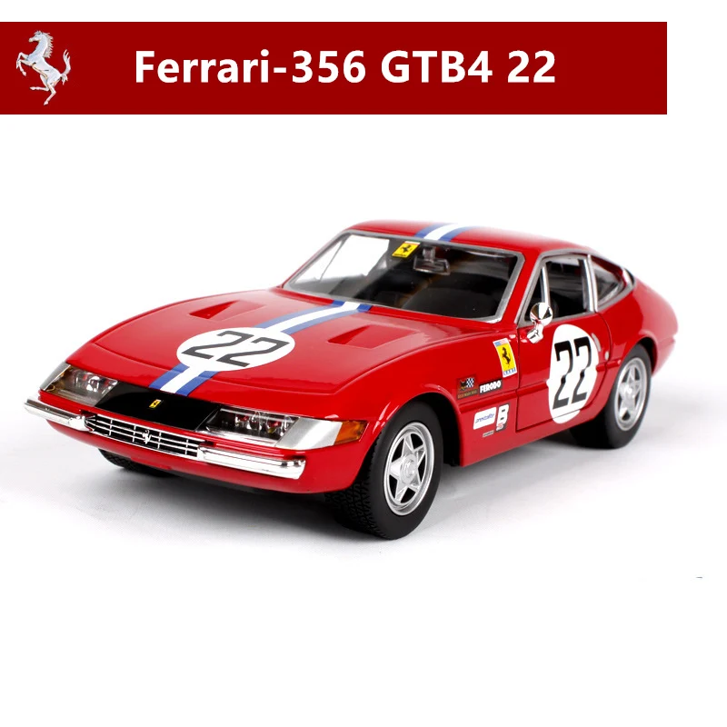 Bburago 1:24 Ferrari 599GTO модель автомобиля литье под давлением Металлическая Модель Детская игрушка бойфренд подарок имитация сплава автомобиль коллекция - Цвет: 356