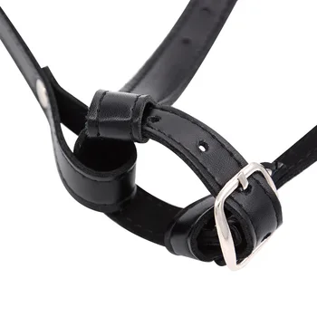 Leather Strap on Bdsm Bondage AV Vibrator Panties Female Masturbator Harness Massage Stick Holder Chastity Belt Sex Toys 6
