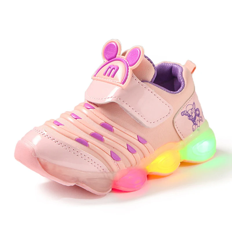 

Toddler Baby Led Shoes Cute Caterpillar Children Light Sneaker Shoes Boy Girls Kids Lightweight Running Shoes Soft Bottom Flash