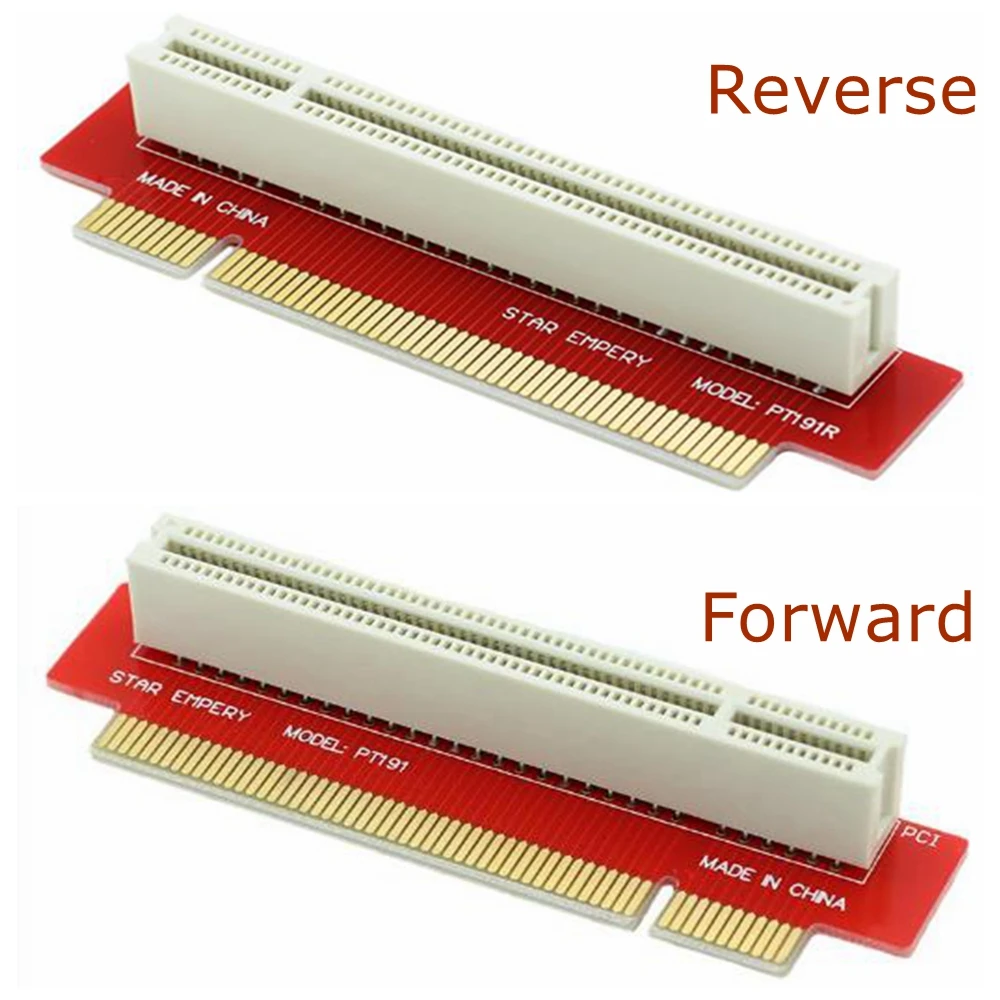 PCI обратная карта вперед 1U шасси горизонтальный адаптер PT191 90 градусов 32Bit Райзер