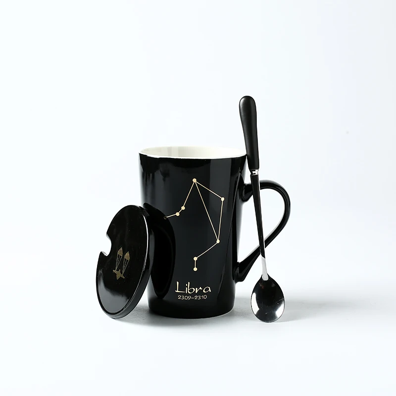 I Tazas de ceramica creativas чайные чашки и блюдца набор кофейных чашек бардак фарфор kubek tasse copos taza kahve fincan takimlari - Цвет: I