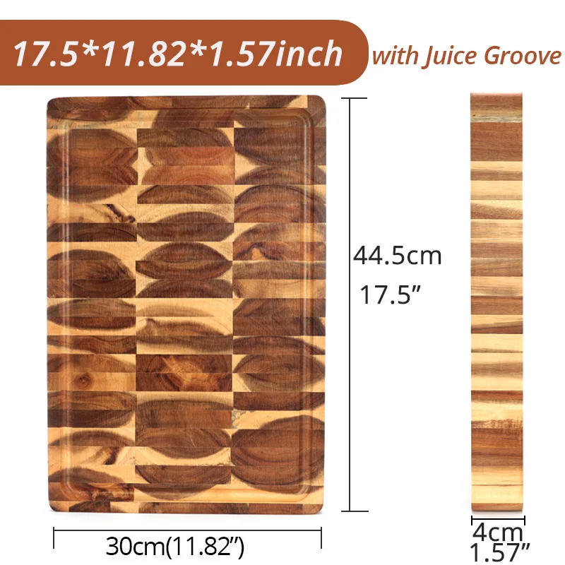 EXTRA LARGE Cutting Board, Rectangle End Grain Butcher Block