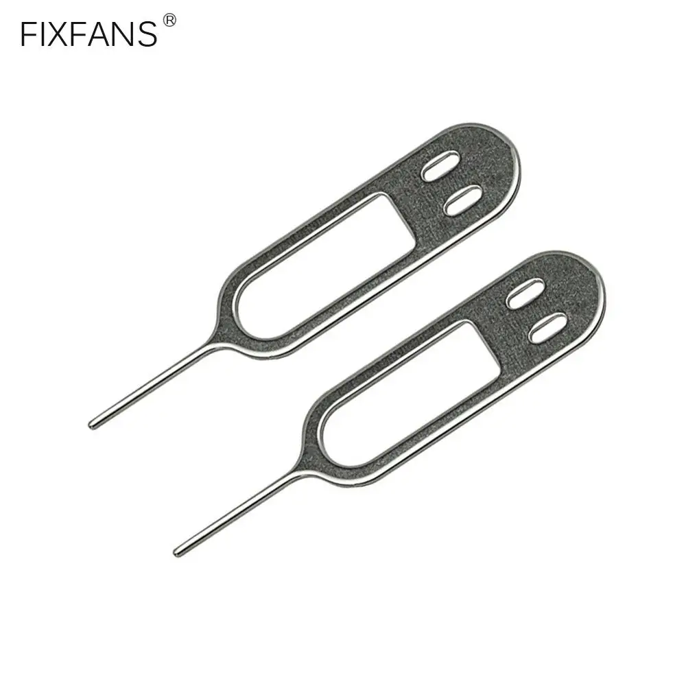 

FIXFANS Stainless Steel SIM Card Tray Eject Pin Opener Ejector Removal Tool for iPhone iPad Samsung Huawei Android Smart Phone